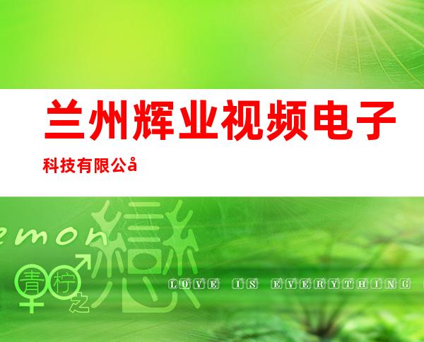 兰州辉业视频电子科技有限公司