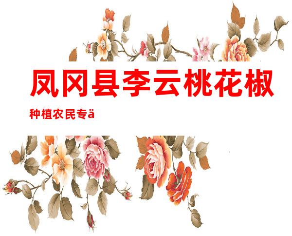 凤冈县李云桃花椒种植农民专业合作社