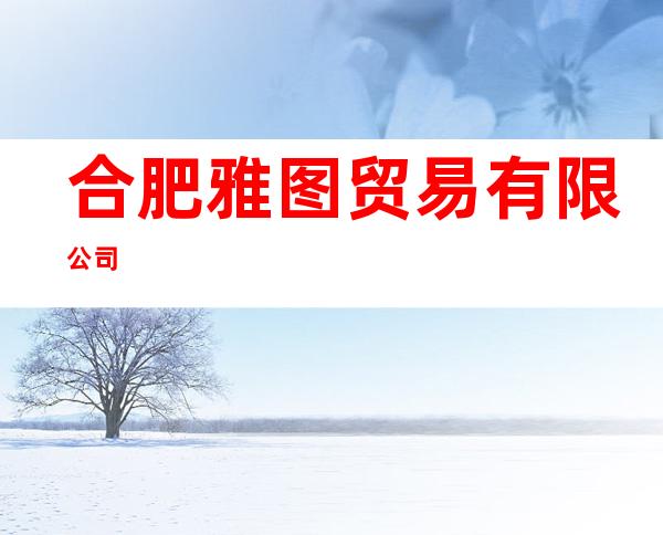 合肥雅图贸易有限公司