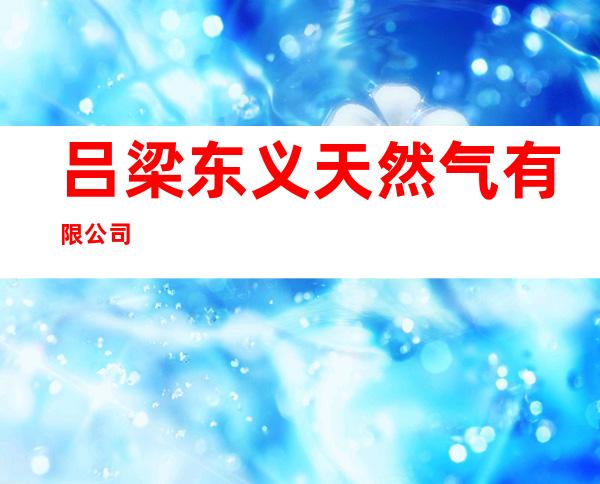 吕梁东义天然气有限公司