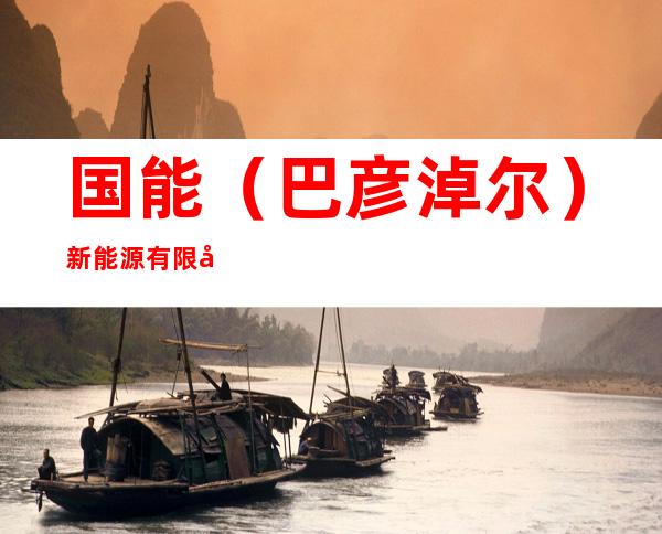 国能(巴彦淖尔)新能源有限公司