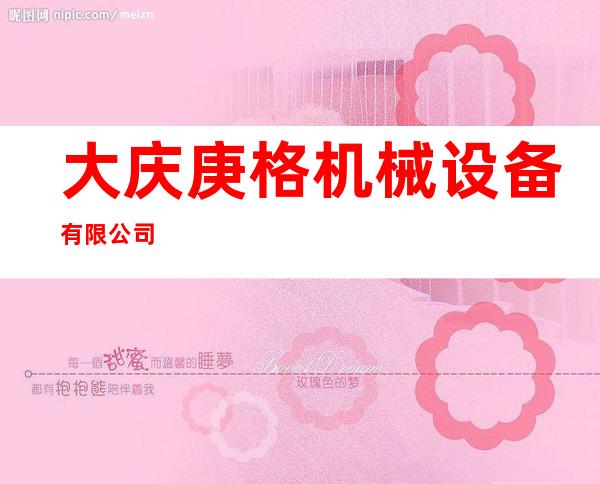 大庆庚格机械设备有限公司