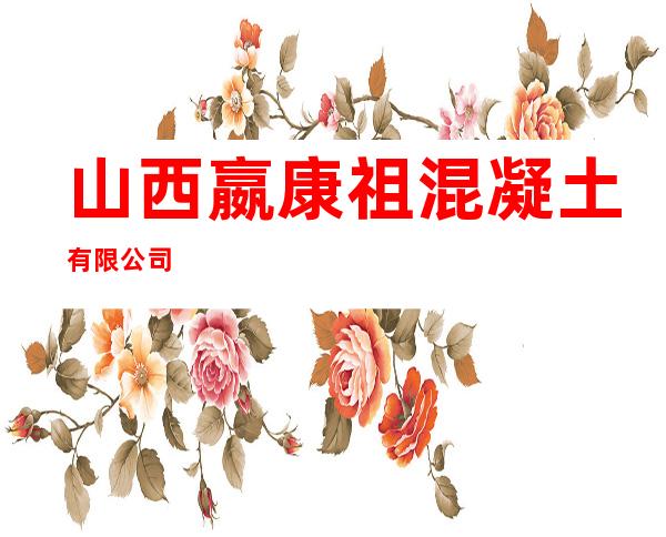 山西嬴康祖混凝土有限公司