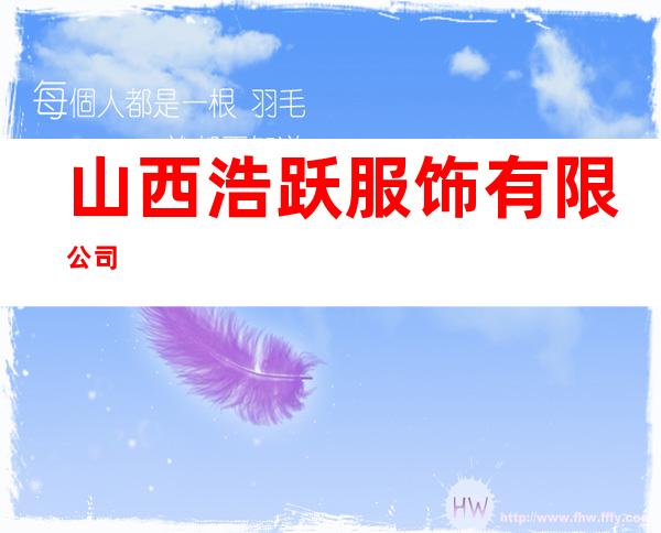 山西浩跃服饰有限公司