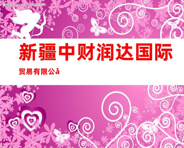 新疆中财润达国际贸易有限公司
