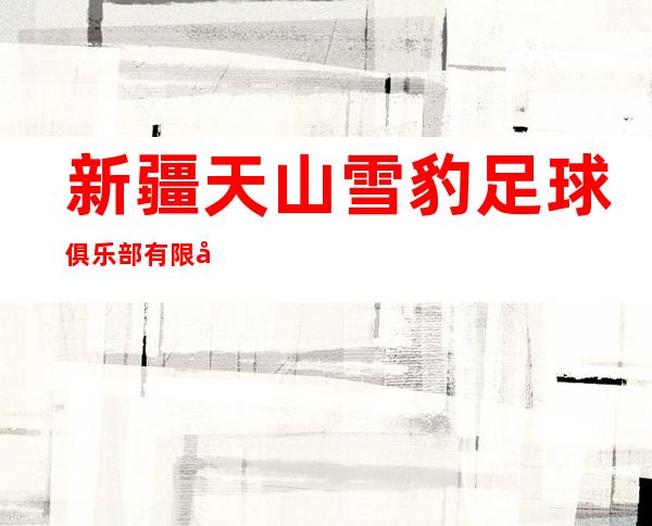 新疆天山雪豹足球俱乐部有限公司