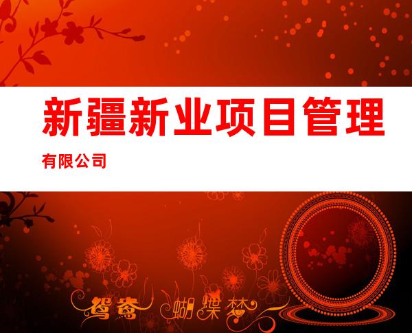 新疆新业项目管理有限公司