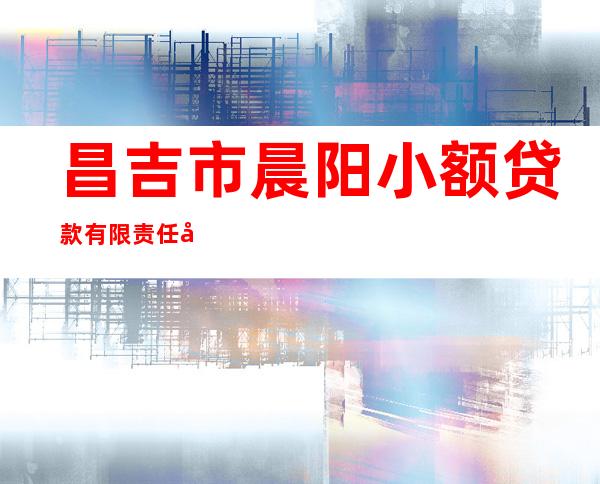 昌吉市晨阳小额贷款有限责任公司