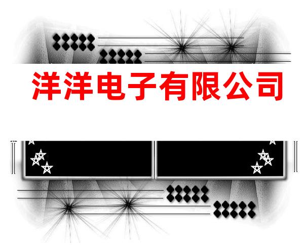 洋洋电子有限公司