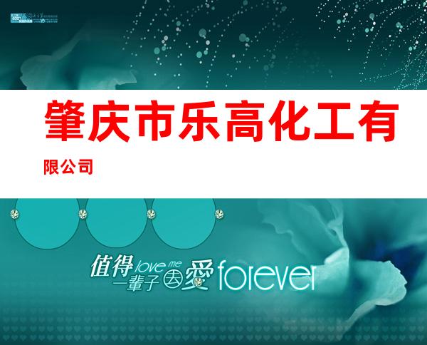 肇庆市乐高化工有限公司