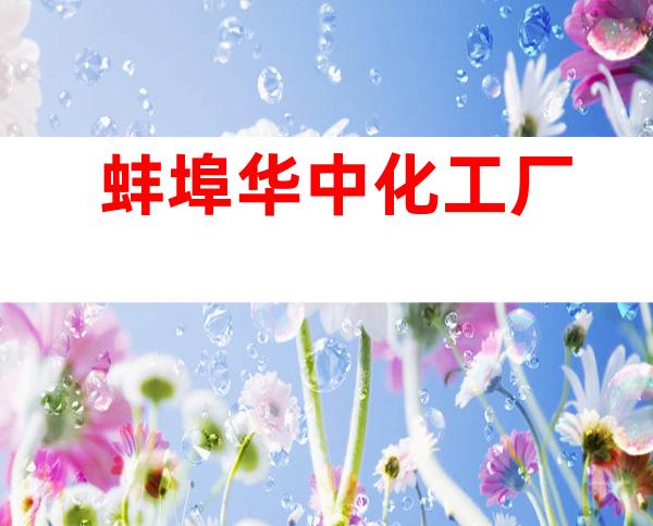 蚌埠华中化工厂
