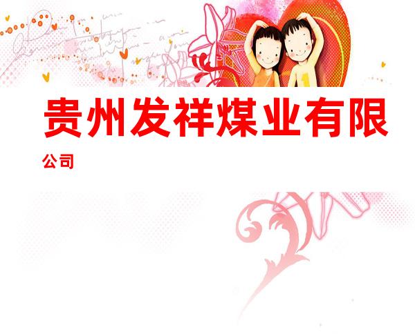 贵州发祥煤业有限公司